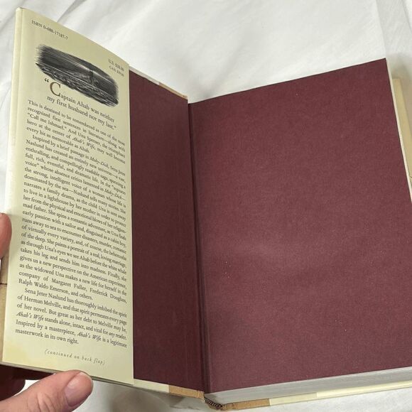 Ahab's Wife: Or, The Star-gazer (P.S. Series) by Sena Jeter Naslund, HC, 1st Ed. - Picture 3 of 6